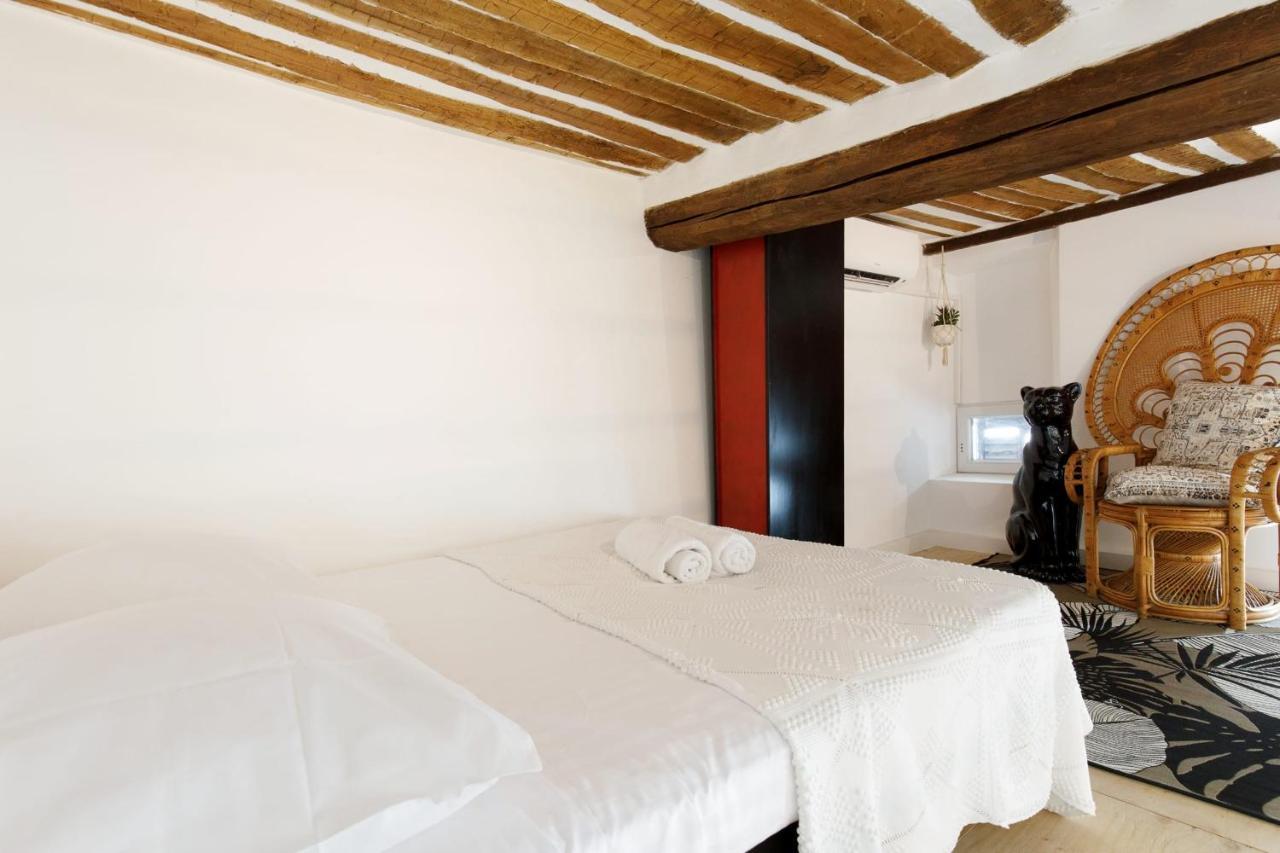 Superb Air-Conditioned Loft In The Heart Of Viel Antibes Apartment Bagian luar foto