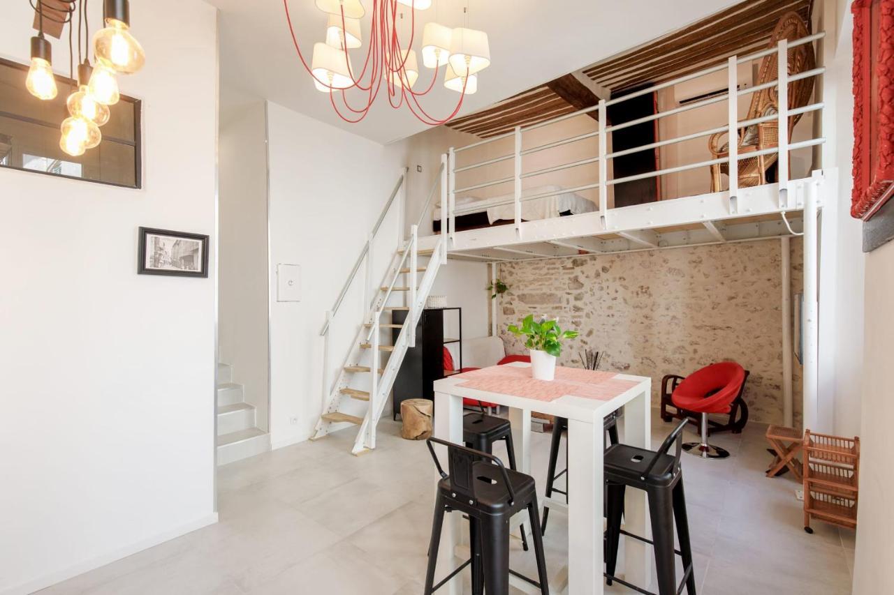 Superb Air-Conditioned Loft In The Heart Of Viel Antibes Apartment Bagian luar foto